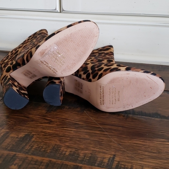 J. Crew Midcalf boots leopard calf hair AB114 - Picture 4 of 4